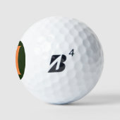 H-monogram over de Ierse vlag be6 gbcnt Golfballen (Logo)
