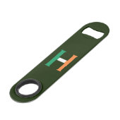 H Monogram overlay op Ierse vlag bot Speed Flessenopener (Achterkant Gekanteld)
