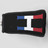 H Monogram overlay op NLD Vlag op bk pct Golfheadcover (Voorkant)