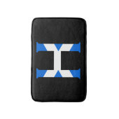 H Monogram overlay op Schotse vlag bmt Badmat (Voorkant Verticaal)