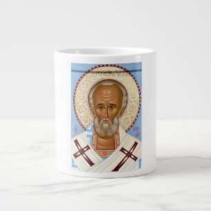 H. Nicolaas van Myra Byzantijns-Orthodoxe icoon Grote Koffiekop