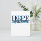H.O.P.E. - Vrede blijven bestaan Briefkaart (Staand voorkant)