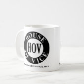 H O V Logo Coffe-Mok Koffiemok (Voorkant links)