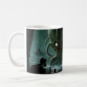 H.P. Lovecraft koffieprijsopgave mok