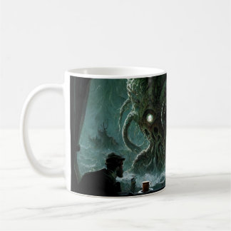 H.P. Lovecraft koffieprijsopgave mok