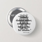 H. P. Lovecraft Quote Button (Voorkant /achterkant)