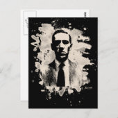 H. P. Lovecraft Tribute Briefkaart (Voorkant / Achterkant)
