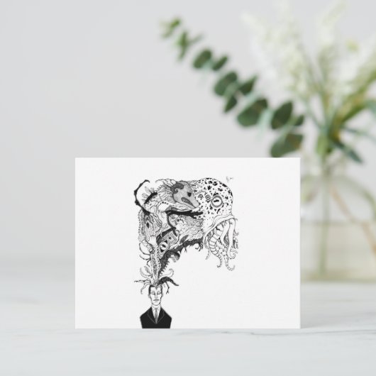 H.P. Lovecraft's monsters Briefkaart (Staand voorkant)