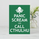 H.P. Uitnodigingen van de Partij van Lovecraft - d (Staand voorkant)