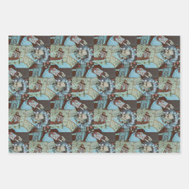 H. Padre Pio van Pietrelcina De Serafijn Priester Inpakpapier Vel