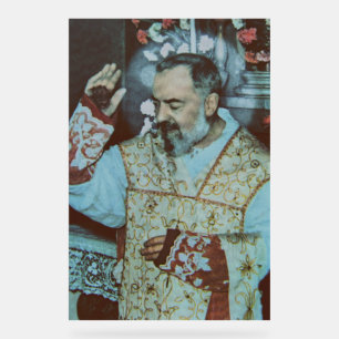 H. Padre Pio van Pietrelcina De Serafijnse Prieste Acryl Bord