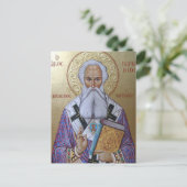 H. Parthenios de Wonderdoener Orthodoxe Icoon      Briefkaart (Staand voorkant)