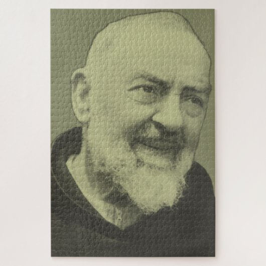 H. Pater Pio van Pietrelcina De Serafijn Priester Legpuzzel (Verticaal)