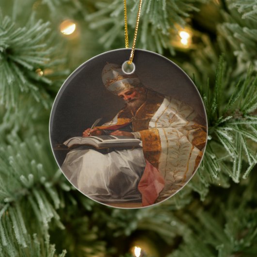 H. Paus Gregorius de Grote Keramisch Ornament (Boom)
