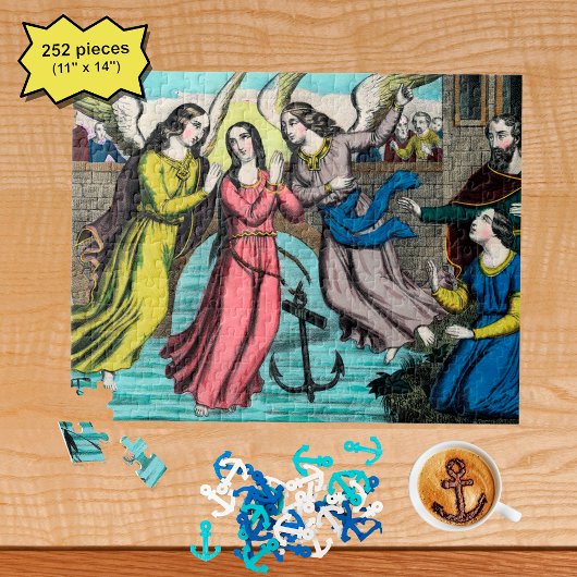 H. Philomena wordt gered uit verdrinking Legpuzzel
