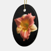 H. Prairie Blossom Daylily Ceramic Ornament (Links)