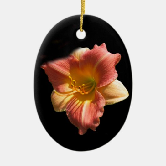 H. Prairie Blossom Daylily Ceramic Ornament (Voorkant)
