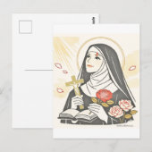H. Rita van Cascia Briefkaart (Voorkant / Achterkant)