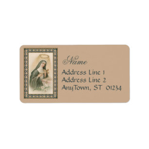 H. Rita van Cascia (M 015) Etiket