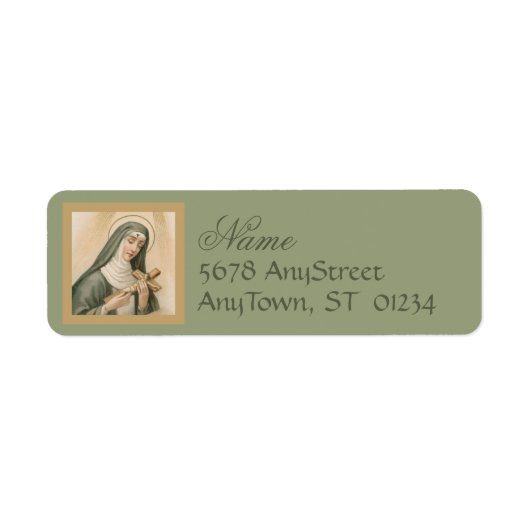 H. Rita van Cascia (M 015) Etiket (Voorkant)