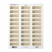 H. Rita van Cascia (M 015) Etiket (Full Sheet)