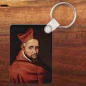H. Robert Bellarminus Patroon van de Canonisten Sleutelhanger (Achterkant)
