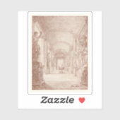 H. Robert - Een tekenaar in de Capitolijnse Galeri Sticker (Vel)