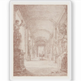 H. Robert - Een tekenaar in de Capitolijnse Galeri Sticker