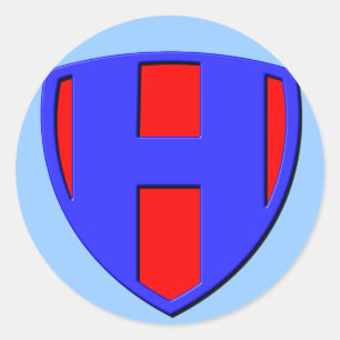H RONDE STICKER
