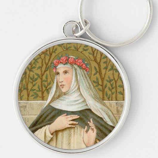 H. Rosa van Lima (BK 020) Sleutelhanger (Voorkant)