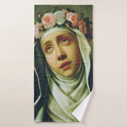 H. Rosa van Lima De Engel van Peru Schilderkunst Badhanddoek (Badhanddoek)