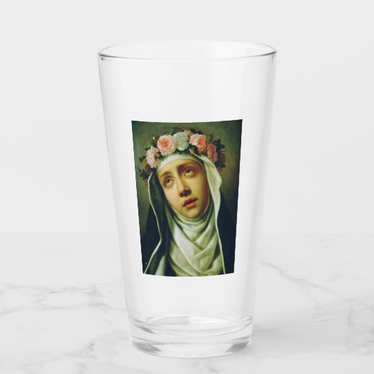 H. Rosa van Lima De Engel van Peru Schone Kunst Glas (Voorkant)