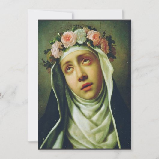 H. Rosa van Lima De Engel van Peru Schone Kunst Kaart (Voorkant)
