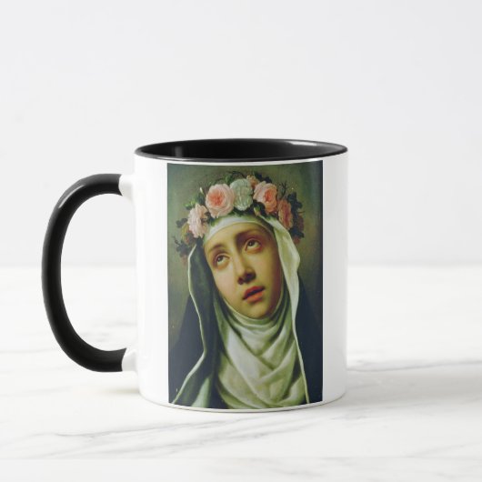 H. Rosa van Lima De Engel van Peru Schone Kunst Mok (Links)