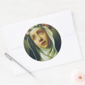 H. Rosa van Lima De Engel van Peru Schone Kunst Ronde Sticker (Envelop)