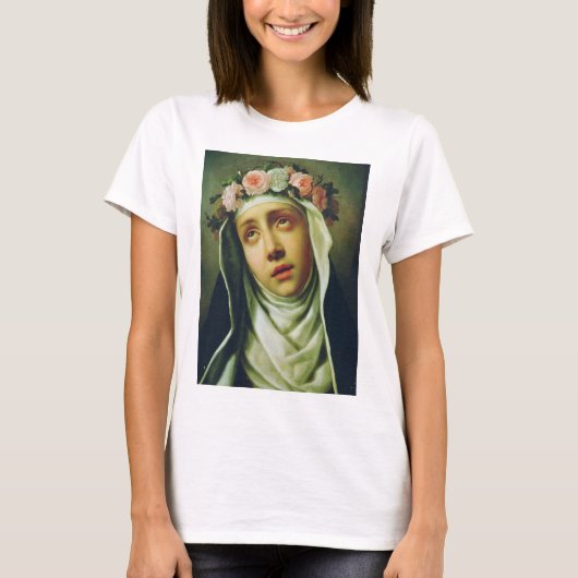 H. Rosa van Lima De Engel van Peru Schone Kunst T-shirt (Voorkant)