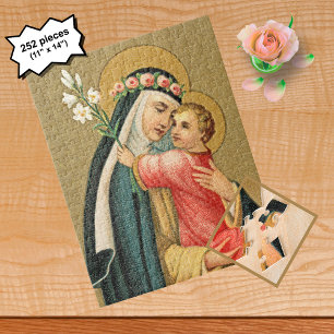 H. Rosa van Lima en het Christuskind (M 023) Legpuzzel