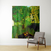 H Rousseau "Vrolijke narren" Wandkleed (In situ)