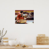 H. Siddons Mowbray Idle Uours Poster (Keuken)