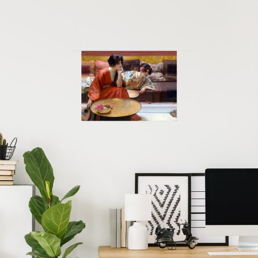 H. Siddons Mowbray Idle Uours Poster (Thuiskantoor)