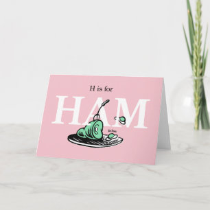 "H staat voor HAM" Alfabetontwerp Kaart