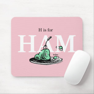 "H staat voor HAM"   Alfabetontwerp Muismat