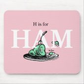 "H staat voor HAM" | Alfabetontwerp Muismat (Voorkant)