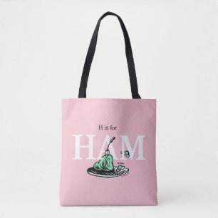 "H staat voor HAM"   Alfabetontwerp Tote Bag