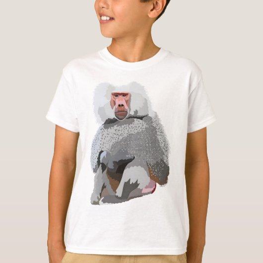 H staat voor Hamadryas Baboon T-shirt (Voorkant)
