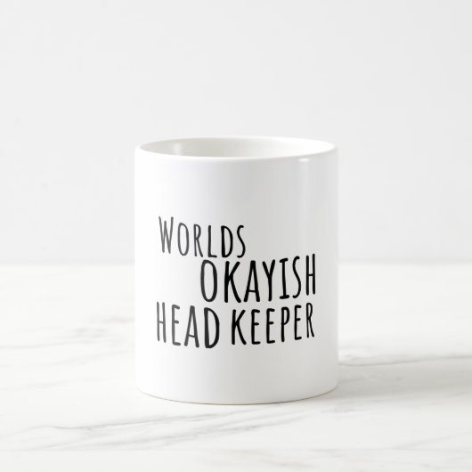 H staat voor Head Keeper Koffiemok (Center)