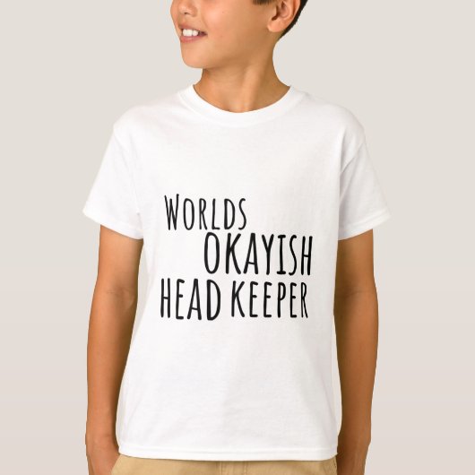 H staat voor Head Keeper T-shirt (Voorkant)