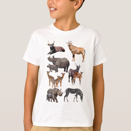 H staat voor Hoofstock Illustration Divers Hoofed  T-shirt (Voorkant)