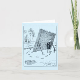 H.T. Webster/Timid Soul-kerstkaart Feestdagen Kaart