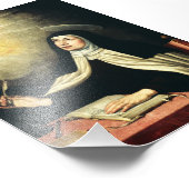 H.Teresa van Avila Mystica van Vuur Kunst Foto Afdruk (Hoek)